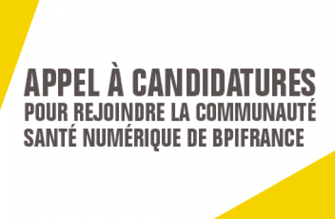 Appel à candidatures pour rejoindre la Communauté Santé Numérique de Bpifrance visuel