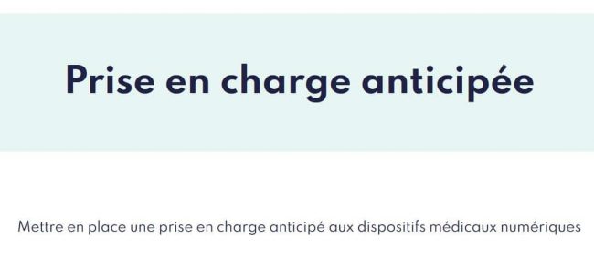 DM Prise en charge anticipée