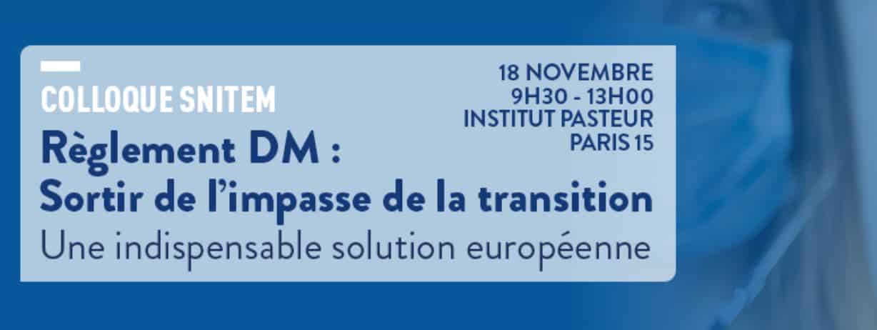 Colloque - Règlement DM - Sortir de l'impasse de la transition