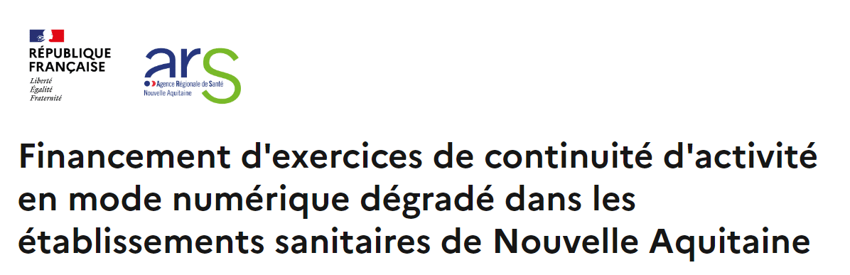 AMI cybersécurité pour les établissements de santé