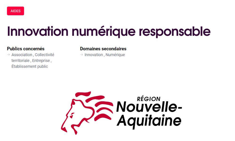 Aide à l'innovation numérique responsable