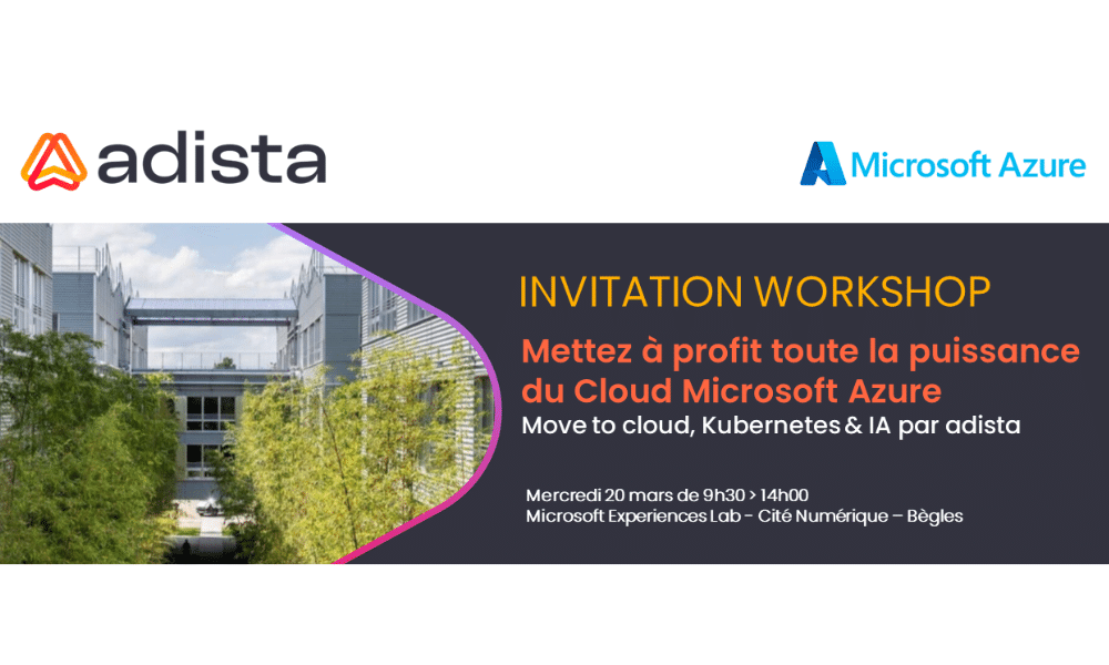 Ateliers IA et Azure par adista